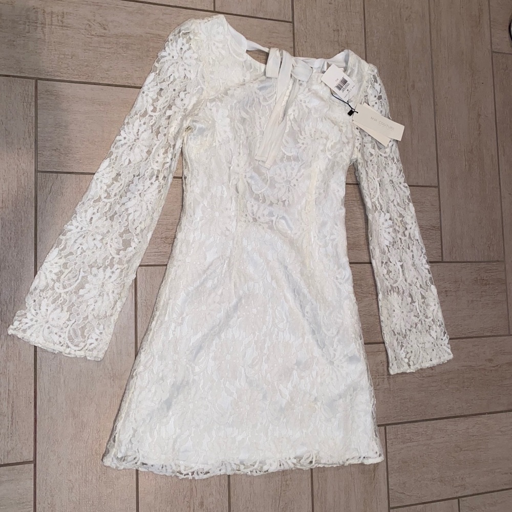 White Lace MM Couture Dress